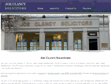 Tablet Screenshot of joeclancy.com